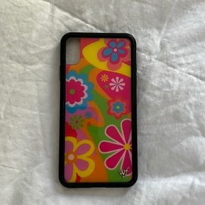 Wildflower Daisy Flower Print XS Max iPhone Case